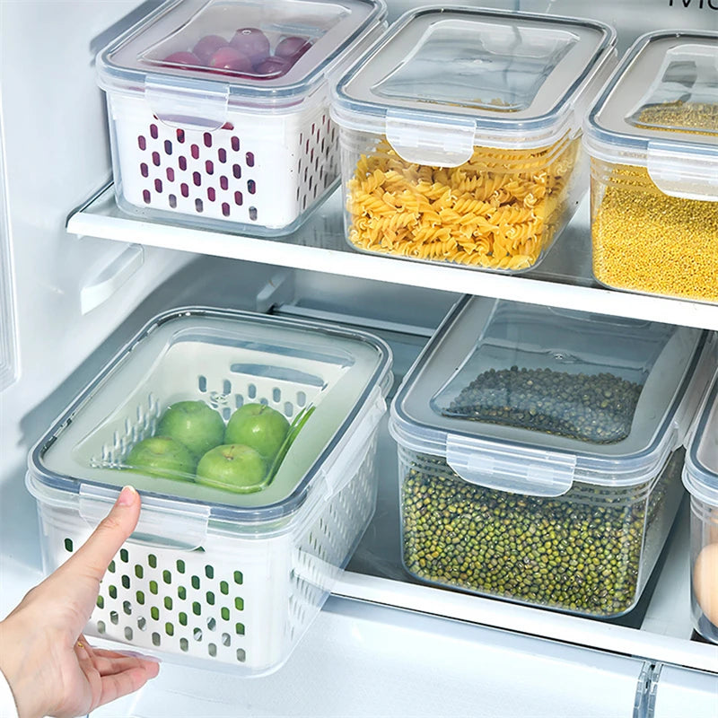 Organizador e Refrigerator Storage Box