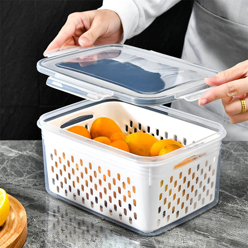 Organizador e Refrigerator Storage Box